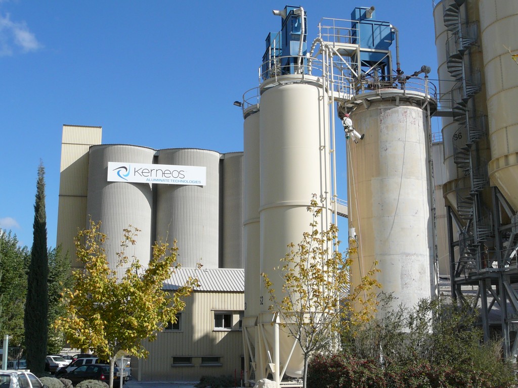 Chantier de décapage de silos par éco sablage et mise en œuvre de traitement anti-corrosion